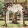 Handmade Macrame Wedding Backdrop, Macrame Wedding Arch Arbor, Macrame Wall Hanging,Macrame Door Hanging,Room Divider,Macrame Curtains