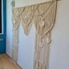 Handmade Macrame Large Curtain Bohemian Decoration Wall Arch Backdrop Wedding Wall Hanging  WOM#140
