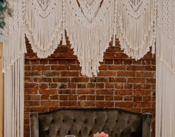 Handmade Macrame Wedding Backdrop, Macrame Wedding Arch Arbor, Macrame Wall Hanging,Macrame Door Hanging,Room Divider,Macrame Curtains WOM#167