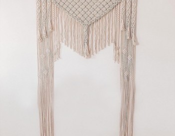 Macrame Large Curtain Bohemian Decoration Wall Arch Backdrop Wedding Wall Hanging WOM#176