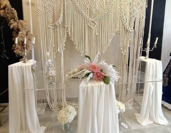 Handmade Macrame Wedding Backdrop // Boho Backdrop // Wall Decor WOM#195