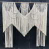 Handmade Macrame Wedding Backdrop, Macrame Wedding Arch Arbor, Macrame Wall Hanging,Macrame Door Hanging,Room Divider,Macrame Curtains WOM#197