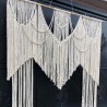 Handmade Macrame Wedding Backdrop, Macrame Wedding Arch Arbor, Macrame Wall Hanging,Macrame Door Hanging,Room Divider,Macrame Curtains WOM#197