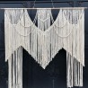 Handmade Macrame Wedding Backdrop, Macrame Wedding Arch Arbor, Macrame Wall Hanging,Macrame Door Hanging,Room Divider,Macrame Curtains WOM#197
