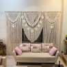 Handmade Macrame Large Curtain Bohemian Decoration Wall Arch Backdrop Wedding Wall Hanging WOM#206