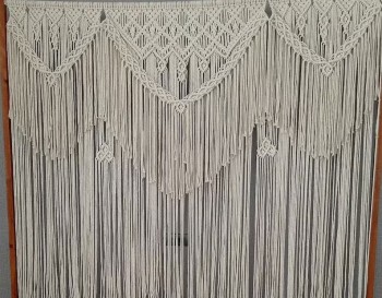 Handmade Macrame Large Curtain Bohemian Decoration Wall Arch Backdrop Wedding Wall Hanging