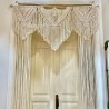 Handmade Beautiful Macrame Macrame Large Curtain Bohemian Decoration Wall Arch Backdrop Wedding Wall Hanging WOM#264