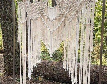 NICE Handmade Macrame Wedding Backdrop and Home wall Decoration piece WOM#276