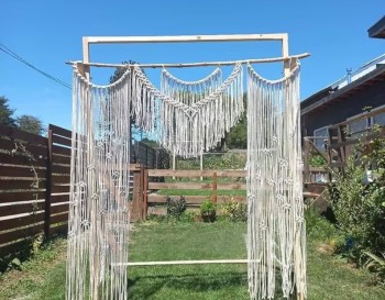 Handmade Macrame Backdrop // Wall Decor // Wedding Backdrop WOM#277