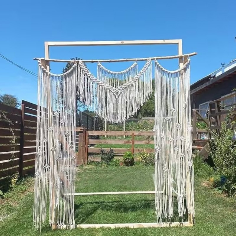 Handmade Macrame Backdrop // Wall Decor // Wedding Backdrop WOM#277