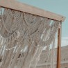 Handmade Macrame Wedding Backdrop, Macrame Wedding Arch Arbor, Macrame Wall Hanging,Macrame Door Hanging,Room Divider,Macrame Curtains WOM#65