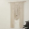 Handmade Beautiful Macrame Macrame Large Curtain Bohemian Decoration Wall Arch Backdrop Wedding Wall Hanging WOM#290