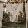 Macrame wedding arch, Bohemian wedding, Extra Large Macrame backdrop, Macrame Window Curtain, Boho Wedding Backdrop, Macrame Wedding Curtain WOM#312