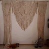 Handmade Macrame Large Curtain Bohemian Decoration Wall Arch Backdrop Wedding Wall Hanging WOM#316