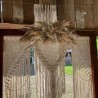 Handmade Macrame Wedding Backdrop, Macrame Wedding Arch Arbor, Macrame Wall Hanging,Macrame Door Hanging,Room Divider,Macrame Curtains WOM#318