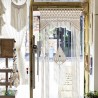 Handmade Macrame Wedding Backdrop, Macrame Wedding Arch Arbor, Macrame Wall Hanging,Macrame Door Hanging,Room Divider,Macrame Curtains  WOM#77