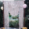 Handmade Macrame Large Curtain Bohemian Decoration Wall Arch Backdrop Wedding Wall Hanging  WOM#84