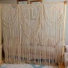 Handmade Macrame Wedding Backdrop, Macrame Wedding Arch Arbor, Macrame Wall Hanging,Macrame Door Hanging,Room Divider,Macrame Curtains WOM#85