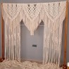 Handmade Macrame Large Curtain Bohemian Decoration Wall Arch Backdrop Wedding Wall Hanging  WOM#88