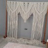 Handmade Macrame Large Curtain Bohemian Decoration Wall Arch Backdrop Wedding Wall Hanging  WOM#88