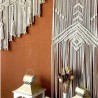 Handmade Macrame Wedding Backdrop, Macrame Wedding Arch Arbor, Macrame Wall Hanging,Macrame Door Hanging,Room Divider,Macrame Curtains WOM#46