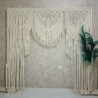 Handmade Macrame Large Curtain Bohemian Decoration Wall Arch Backdrop Wedding Wall Hanging WOM#107
