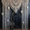 Handmade Macrame Wedding Backdrop, Macrame Wedding Arch Arbor, Macrame Wall Hanging,Macrame Door Hanging,Room Divider,Macrame Curtains WOM#47