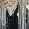 Handmade Macrame Wedding Backdrop, Macrame Wedding Arch Arbor, Macrame Wall Hanging,Macrame Door Hanging,Room Divider,Macrame Curtains WOM#47