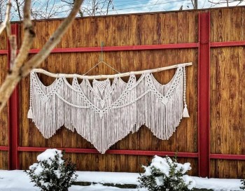 Premium Design Macrame Wall Hanging // Handmade Macrame Headboard WOMH#708