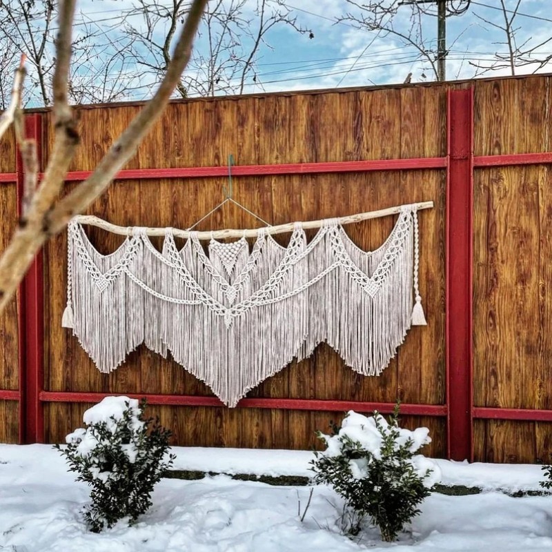 Premium Design Macrame Wall Hanging // Handmade Macrame Headboard WOMH#708