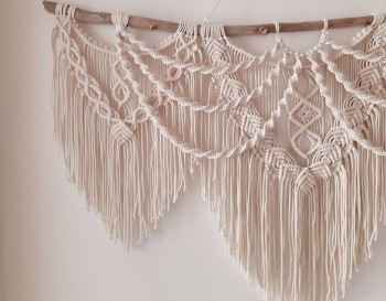 Wall Boho Home Decor, Over the Bed Decor, Macrame Headboard Decor Bohemian Accent WOMH#718