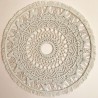 Mandala Macrame wall hanging, Tapestry for Boho Home Decor, Over the Bed Decor, Macrame Headboard or Wedding Decor Bohemian Accent WOMH#612