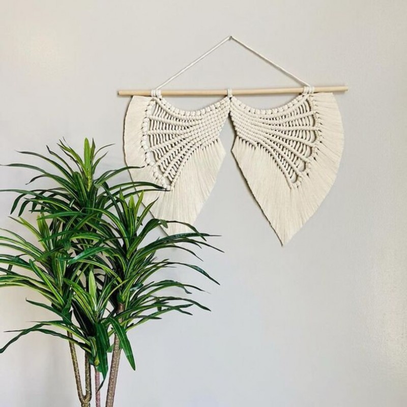 Macrame Wings // Wall Decor // Wall Hanging Boho Art // Macrame Headboard WOMH#733
