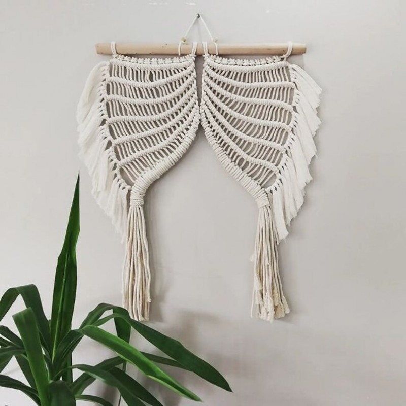 Macrame Wings // Wall Decor // Wall Hanging Boho Art // Macrame Headboard WOMH#735