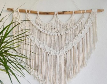 Tapestry for Boho Home Decor, Over the Bed Decor, Macrame Headboard or Wedding Decor Bohemian Accent WOMH#751