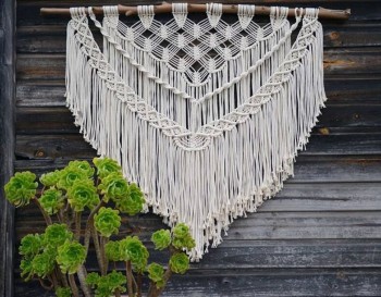 Tapestry for Boho Home Decor, Over the Bed Decor, Macrame Headboard or Wedding Decor Bohemian Accent WOMH#753