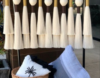 Texture, natural materials, and artisanal craftsmanship, wall decor WOMH#645