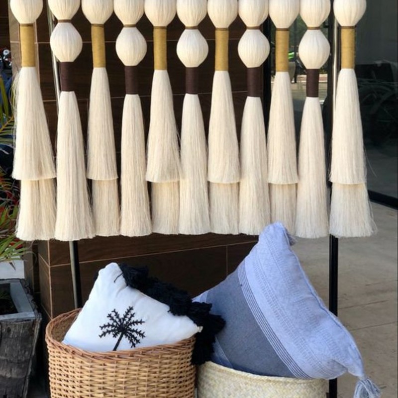 Texture, natural materials, and artisanal craftsmanship, wall decor WOMH#645