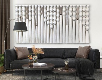 Handmade Macrame Headboard // Wedding Decor // Bohemian Accent // Room Decor WOMH#650