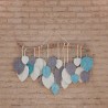 Light Color Macrame Wall Hanging// Macrame leaves// Boho leaves // Bohemian Decor // Macrame leaves WOMH#652