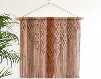 Macrame Wall Hanging// Macrame leaves// Boho Art// Bohemian Decor WOMH#663