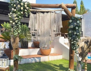 Handmade Macrame wall hanging, Tapestry for Boho Home Decor Over and Garden WOMH#666