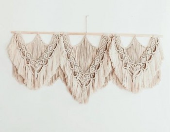 Handmade Macrame wall hanging, Tapestry for Boho Home Decor, Over the Bed Decor, Macrame Headboard or Wedding Decor Bohemian Accent WOMH#694