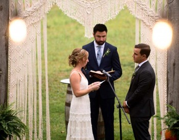 Bohemian Macrame Wedding Backdrop Decor Boho Chic Macrame Wall Hanging Style Macrame Tapestry Macrame Curtain & Macrame Arch 185 Cm X 215 Cm