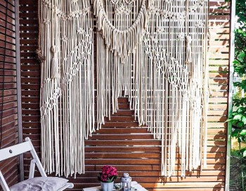 Luxury Macrame Wall Hanging-Bohemian Art Home Geometric Art Decor Beautiful Room Decoration-Macrame Curtains-Macrame Wedding Backdrop WOM#36