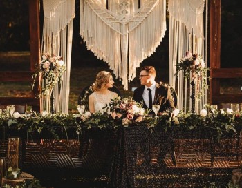 Macrame Wall Hanging-Macrame Headboard-Handmade Woven Wall Hanging-Macrame Wedding Backdrop-Macrame Curtain WOM#05