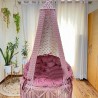 LOVELY Macrame Hammock Chair, Macrame Round Swing, Hanging Cotton Macrame Hammock Chair, Macrame Swing Chair WOMS#540