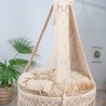 Macrame Hammock Chair, Macrame Round Swing, Hanging Cotton Macrame Hammock Chair WOMS#542