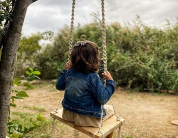 Lovely Handmade Macrame Wood Swing, Wood Swing, Tree Swing Adult, Boho Swing, Outdoor Swing, Indoor/Outdoor Swing, Wedding Swing WOMS#548