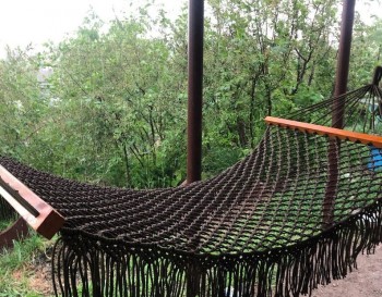 Luxurious Macrame Hammock, Boho hammock, Outdoor Hammock, Hammock natural cotton, Patio hammock, Garden Decor, Garden Hammock, Boho Style WOMS#555